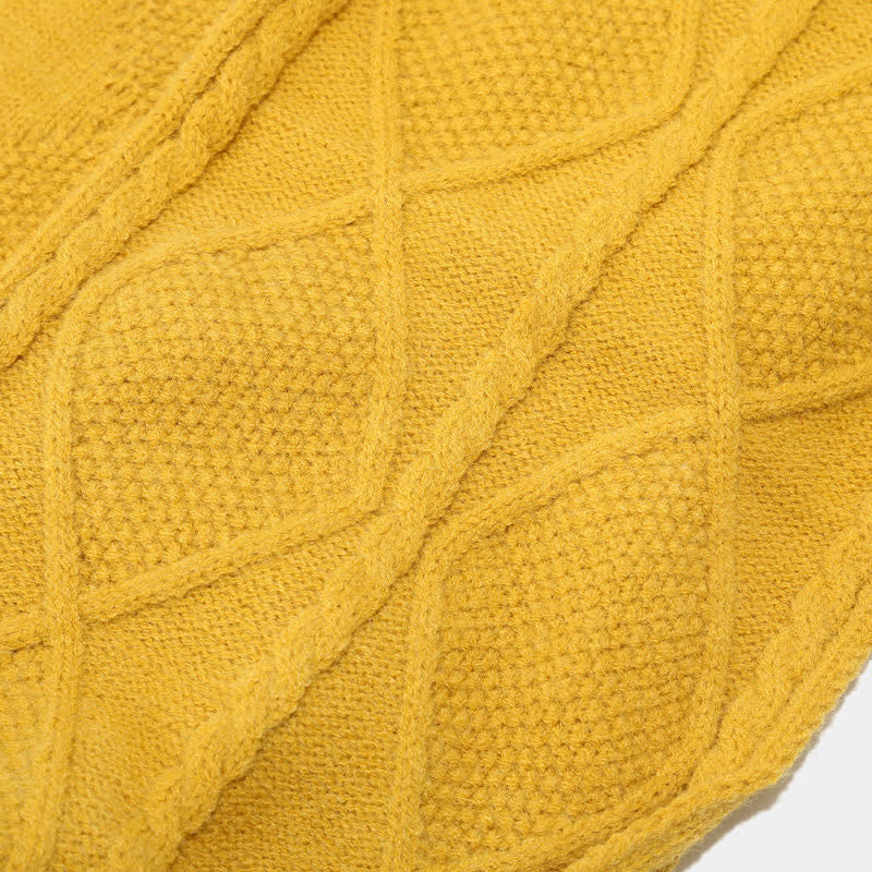 3-teiliges Set mit kuscheligen Strickaccessoires