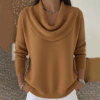 Lässiger Damen-Strickpullover mit langen Ärmeln
