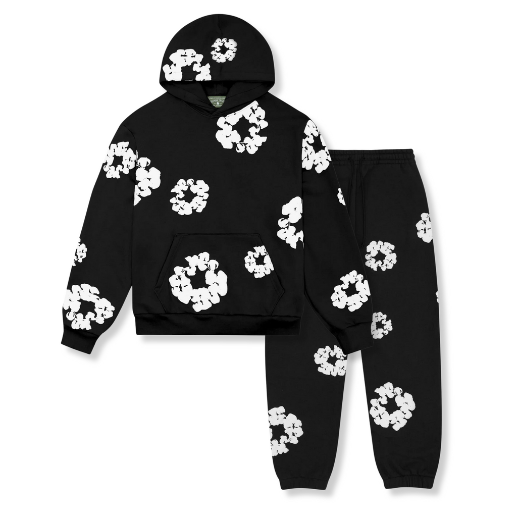 Boho Blumen-Freizeit-Set | Weiche Freizeitkleidung
