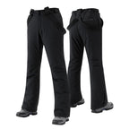 Women's Ski Pants, Breathable, Water-Resistant, Wear-Resistant, Snow Pants - Black 2