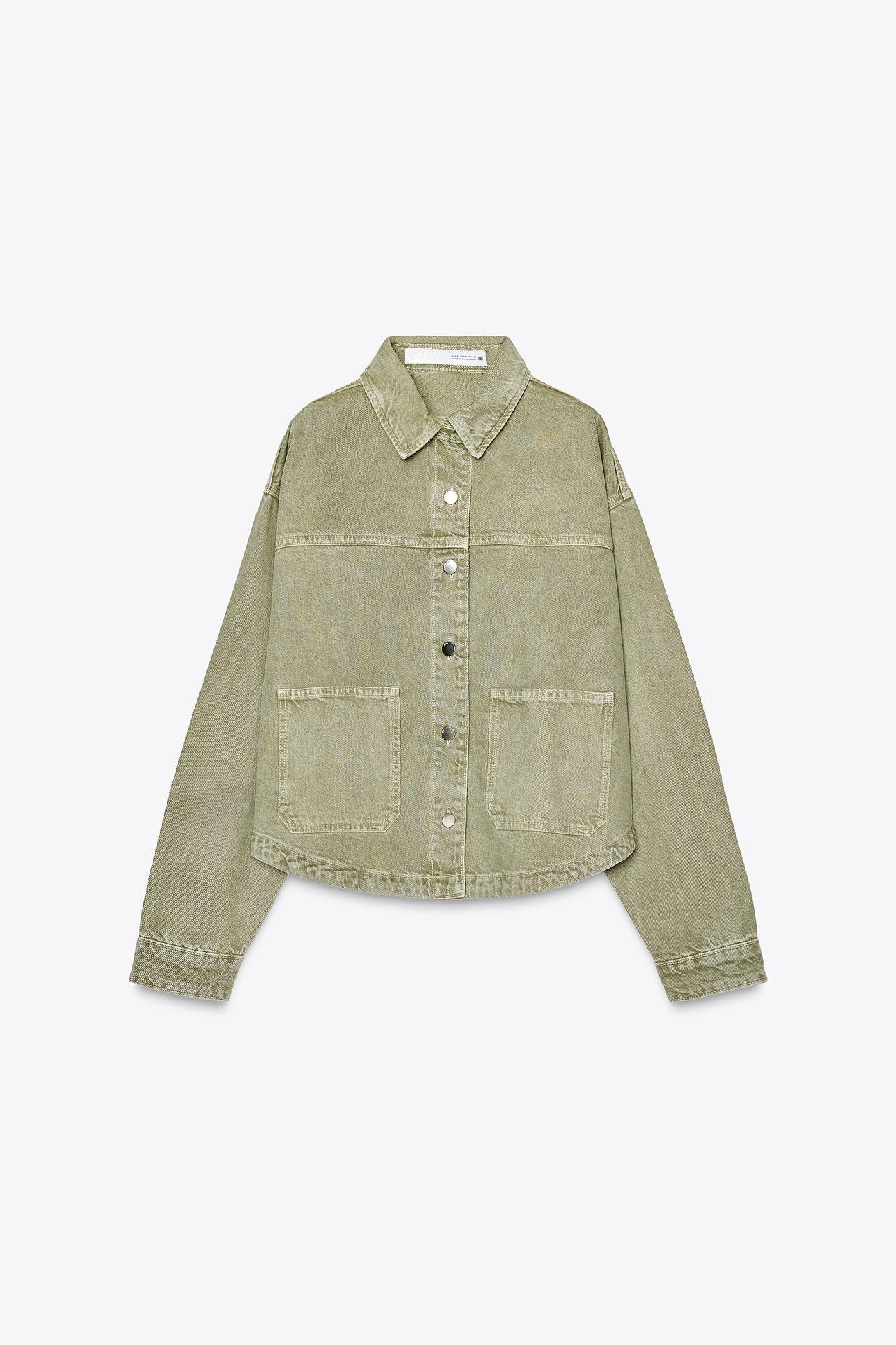 Classic Khaki Denim Jacket for Everyday Style | Lightweight Jacket