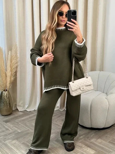 Women Cozy And Stylish Two Piece Co ord Set
