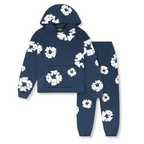 Boho Blumen-Freizeit-Set | Weiche Freizeitkleidung