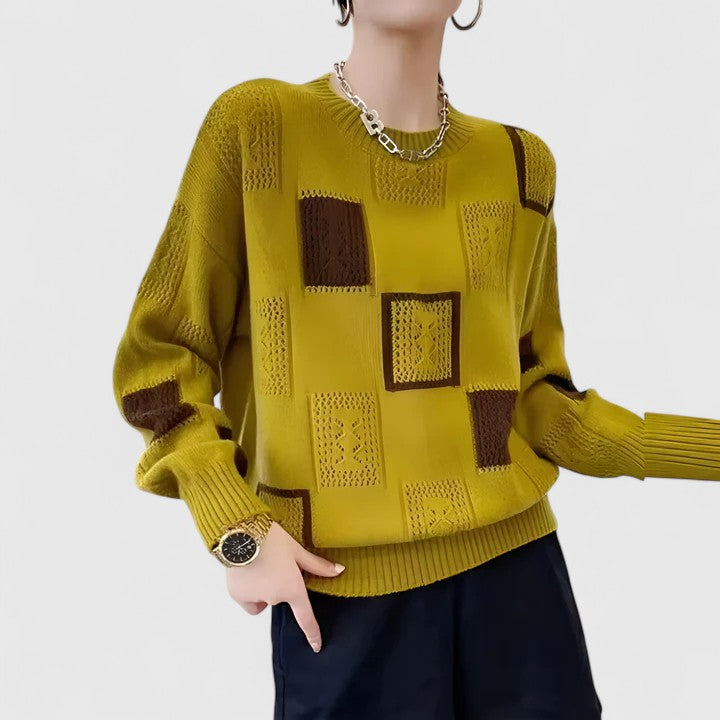 Eleganter Damenpullover mit langen Ärmeln
