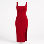 Nahtloses Bodycon-Kleid mit atmungsaktivem Netzfutter Curvay