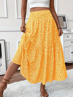 Women's Maxi Floral Skirt