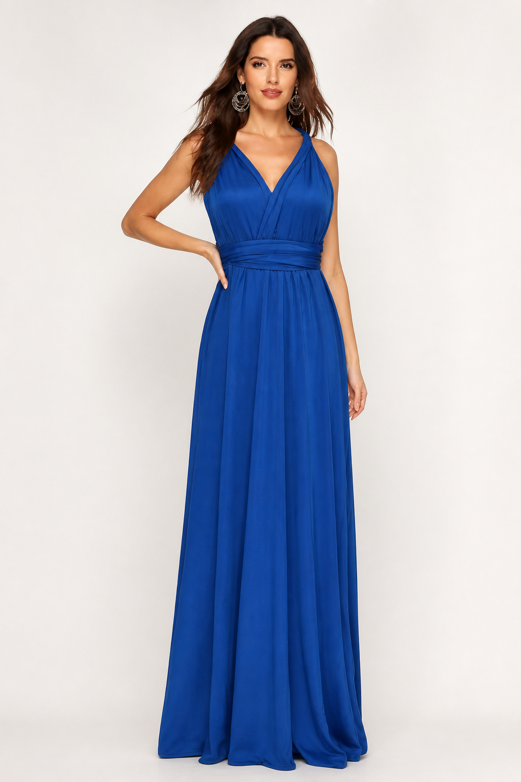 Wickelkleid mit verstellbaren Trägern | Lässiges Boho Sommerkleid