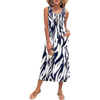 Maxikleid – Leichtes Button-Down-Kleid für Damen