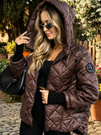 Women’s Quilted Hooded Jacket