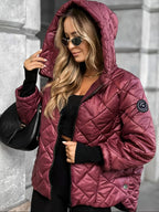 Women’s Quilted Hooded Jacket