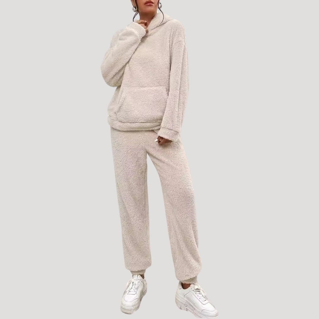 Women's Cozy Hooded Loungewear Set