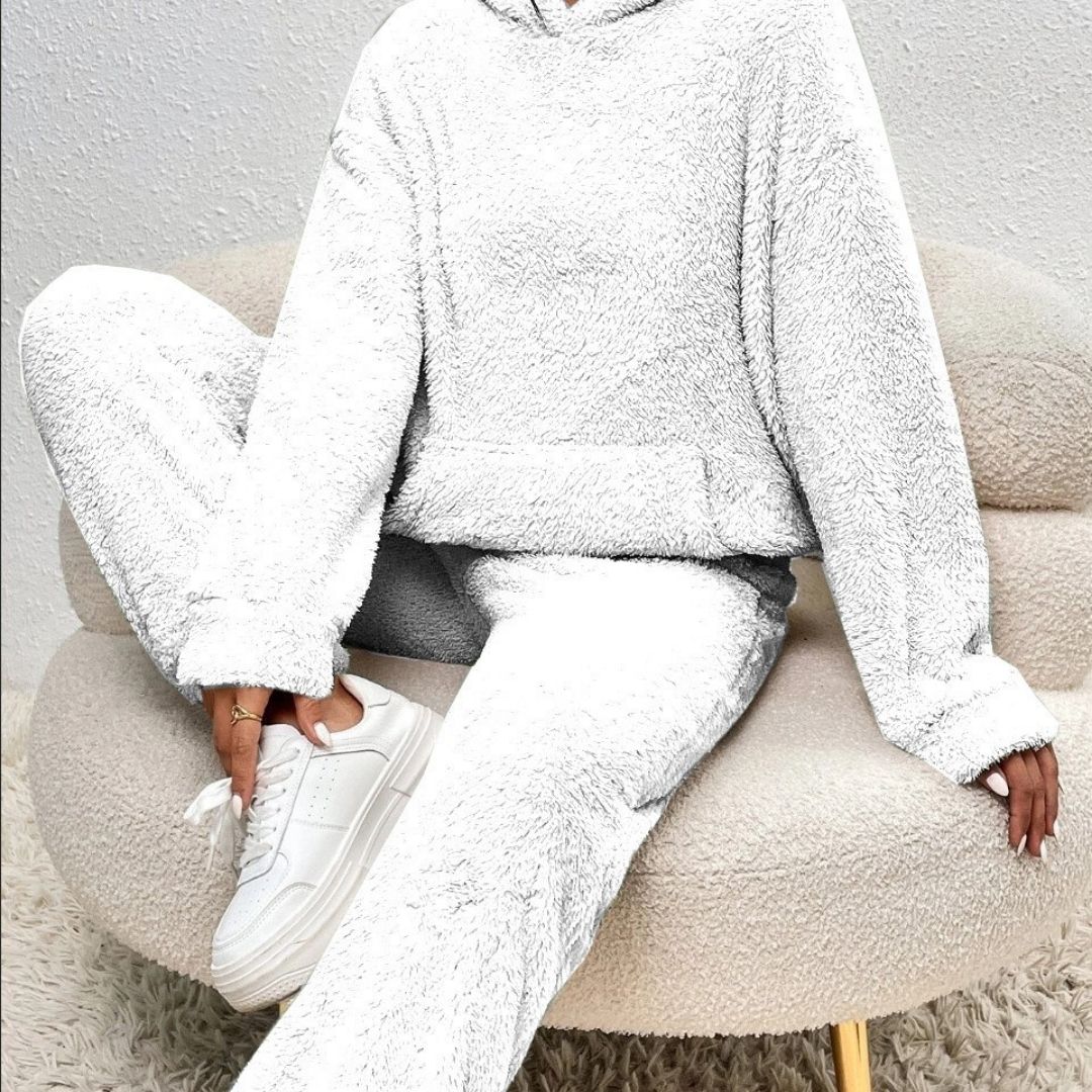 Women's Cozy Hooded Loungewear Set