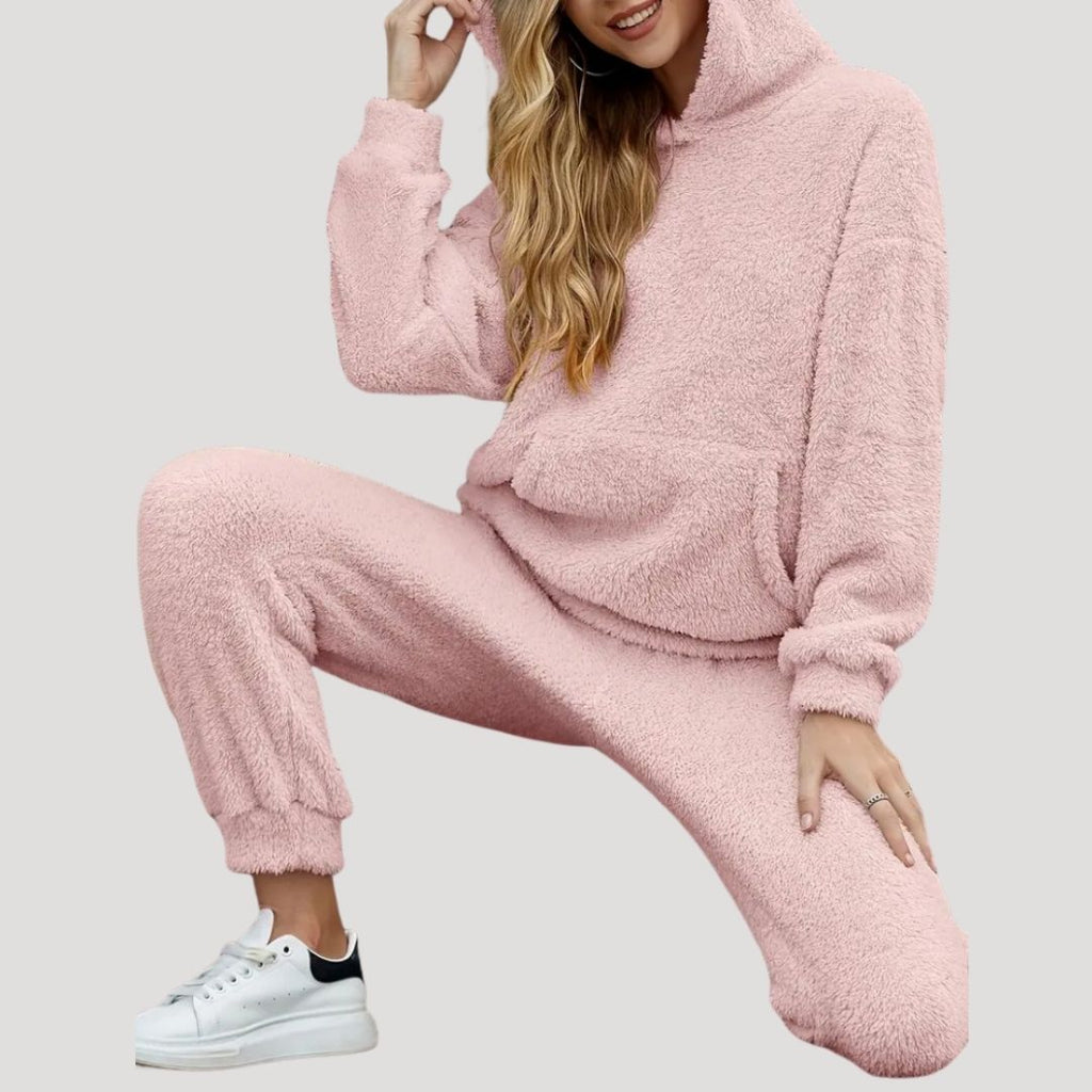 Women's Cozy Hooded Loungewear Set