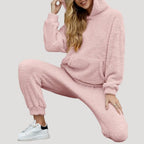 Women's Cozy Hooded Loungewear Set