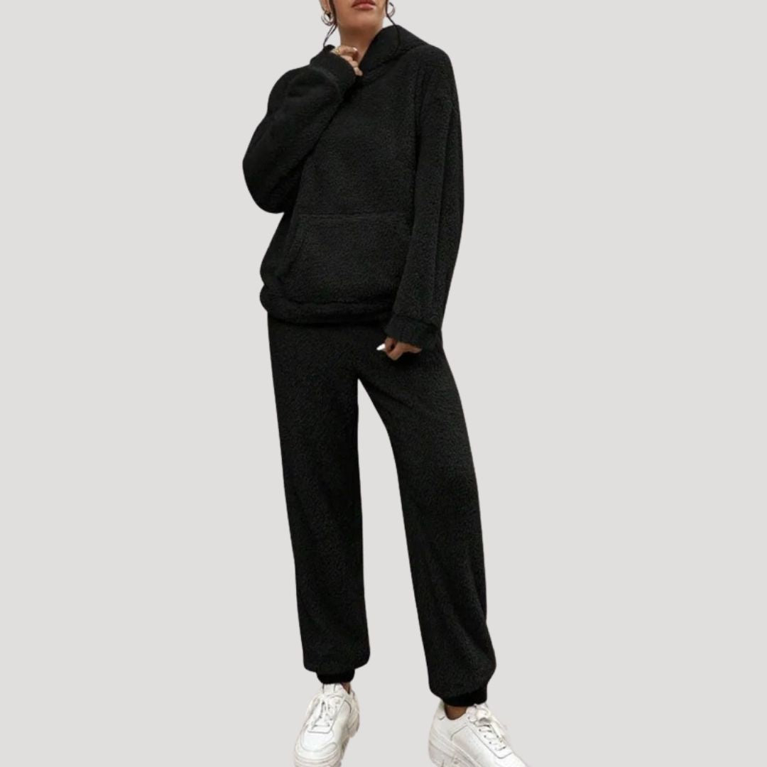 Women's Cozy Hooded Loungewear Set