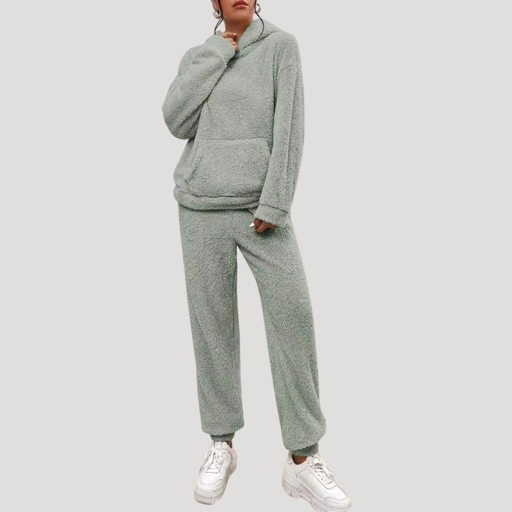 Women's Cozy Hooded Loungewear Set