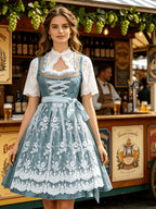 Oktoberfest Kostüm Damen Dirndl | Trachtenkleid mit Spitze | Dirndl Kostüm, Wiesn Outfit,