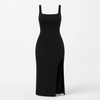 Nahtloses Bodycon-Kleid mit atmungsaktivem Netzfutter Curvay