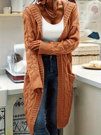 Women's Sweater Cardigan Soft Open Front Long Sleeve Casual Layering Cardigan