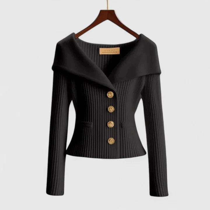 Eleganter Damen-Cardigan mit langen Ärmeln