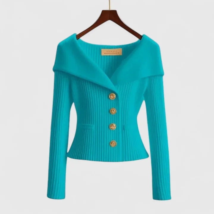 Eleganter Damen-Cardigan mit langen Ärmeln