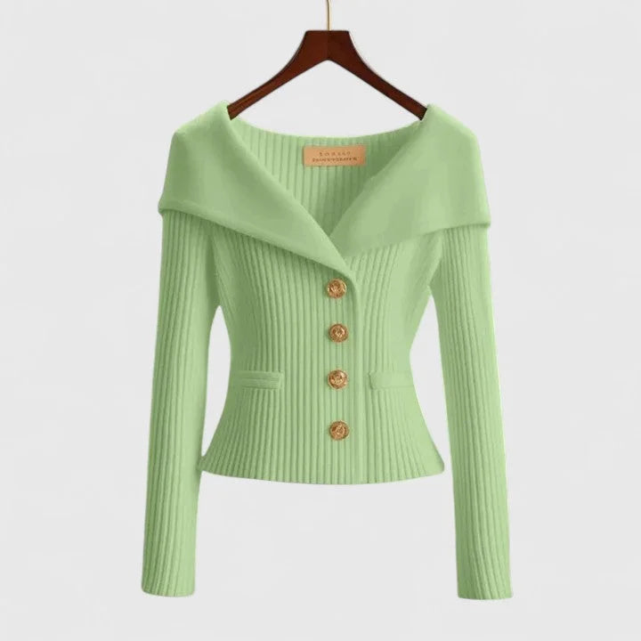 Eleganter Damen-Cardigan mit langen Ärmeln