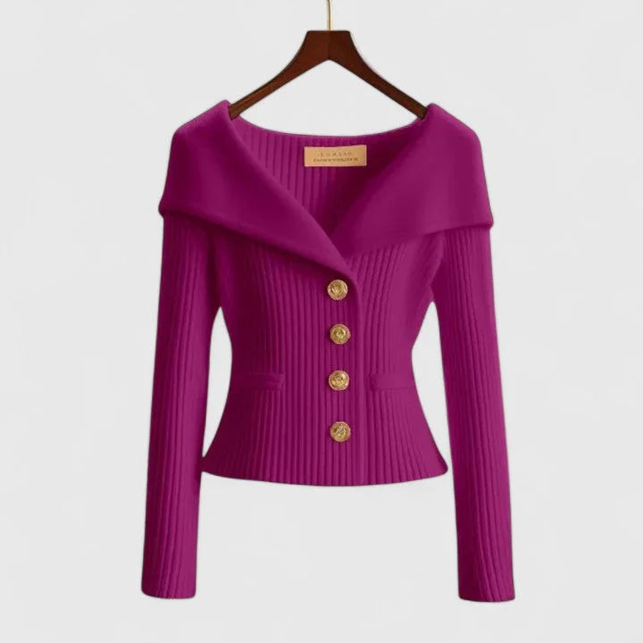 Eleganter Damen-Cardigan mit langen Ärmeln
