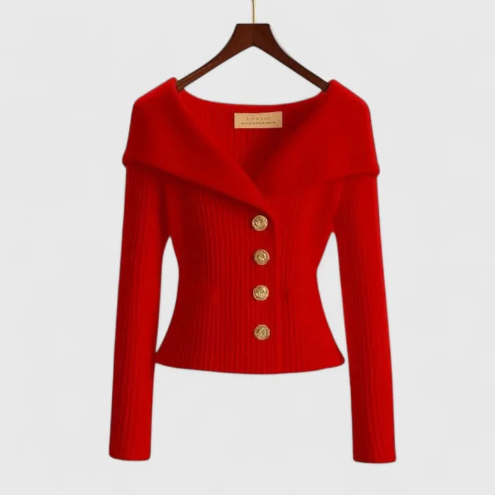 Eleganter Damen-Cardigan mit langen Ärmeln