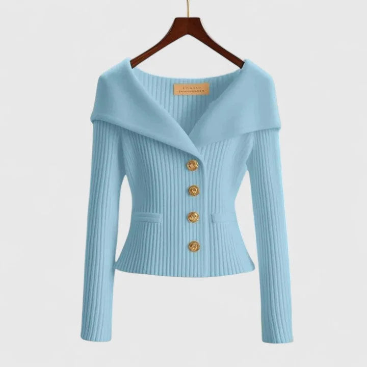 Eleganter Damen-Cardigan mit langen Ärmeln