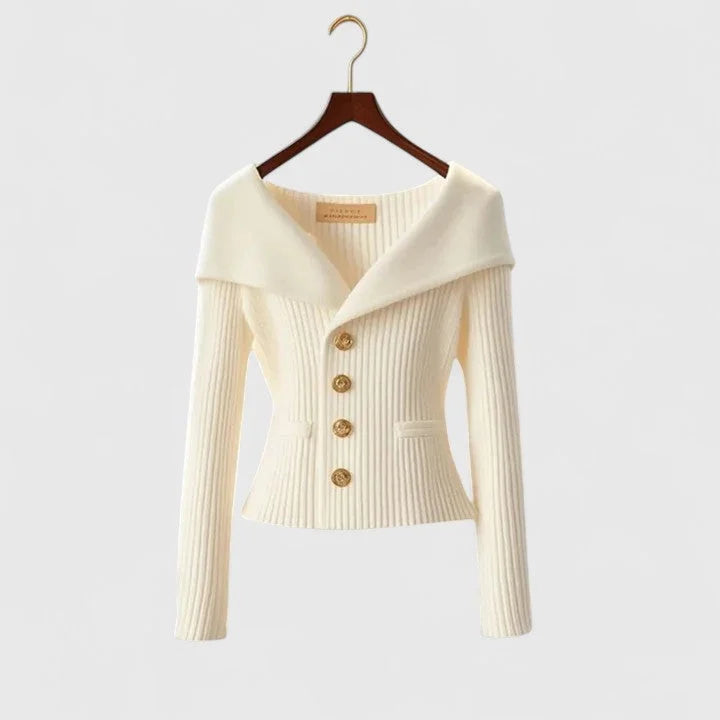 Eleganter Damen-Cardigan mit langen Ärmeln