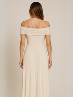 Plissiertes Maxikleid für Damen für Hochzeitsgäste & festliche Anlässe