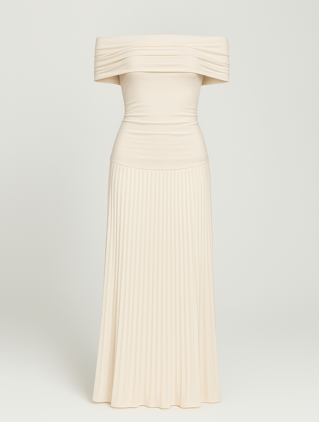 Plissiertes Maxikleid für Damen für Hochzeitsgäste & festliche Anlässe