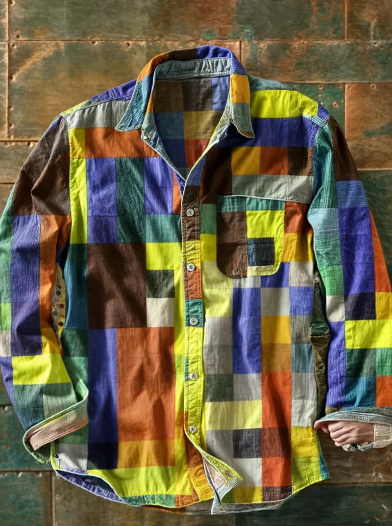 Women's Long-Sleeve Shirt with Chest Pocket - Variant 3