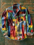 Women's Long-Sleeve Shirt with Chest Pocket - Variant 1