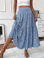 Women's Maxi Floral Skirt