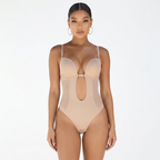 Rückenfreier, unsichtbarer Body für Damen | Nahtloser Body Shaper