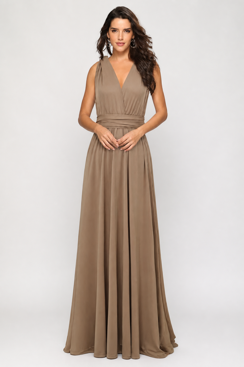 Wickelkleid mit verstellbaren Trägern | Lässiges Boho Sommerkleid