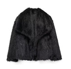 Warm Winter Jacket with Hood and Side Pockets | Perfect for Cold Winter Months - Black