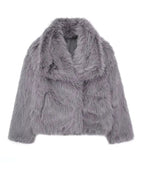 Warm Winter Jacket with Hood and Side Pockets | Perfect for Cold Winter Months - Gray