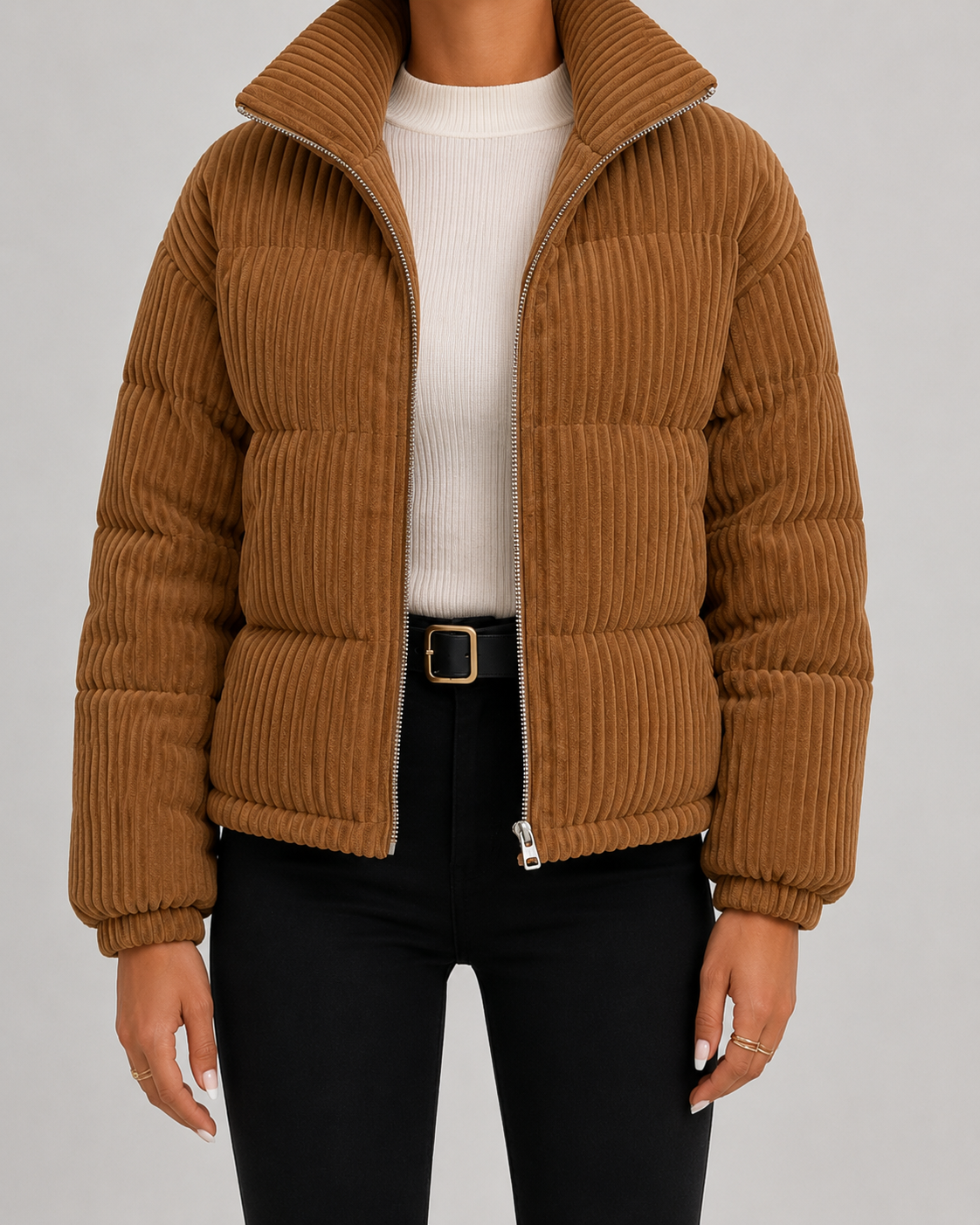 Damen-Steppjacke aus Cord