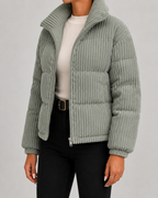 Damen-Steppjacke aus Cord