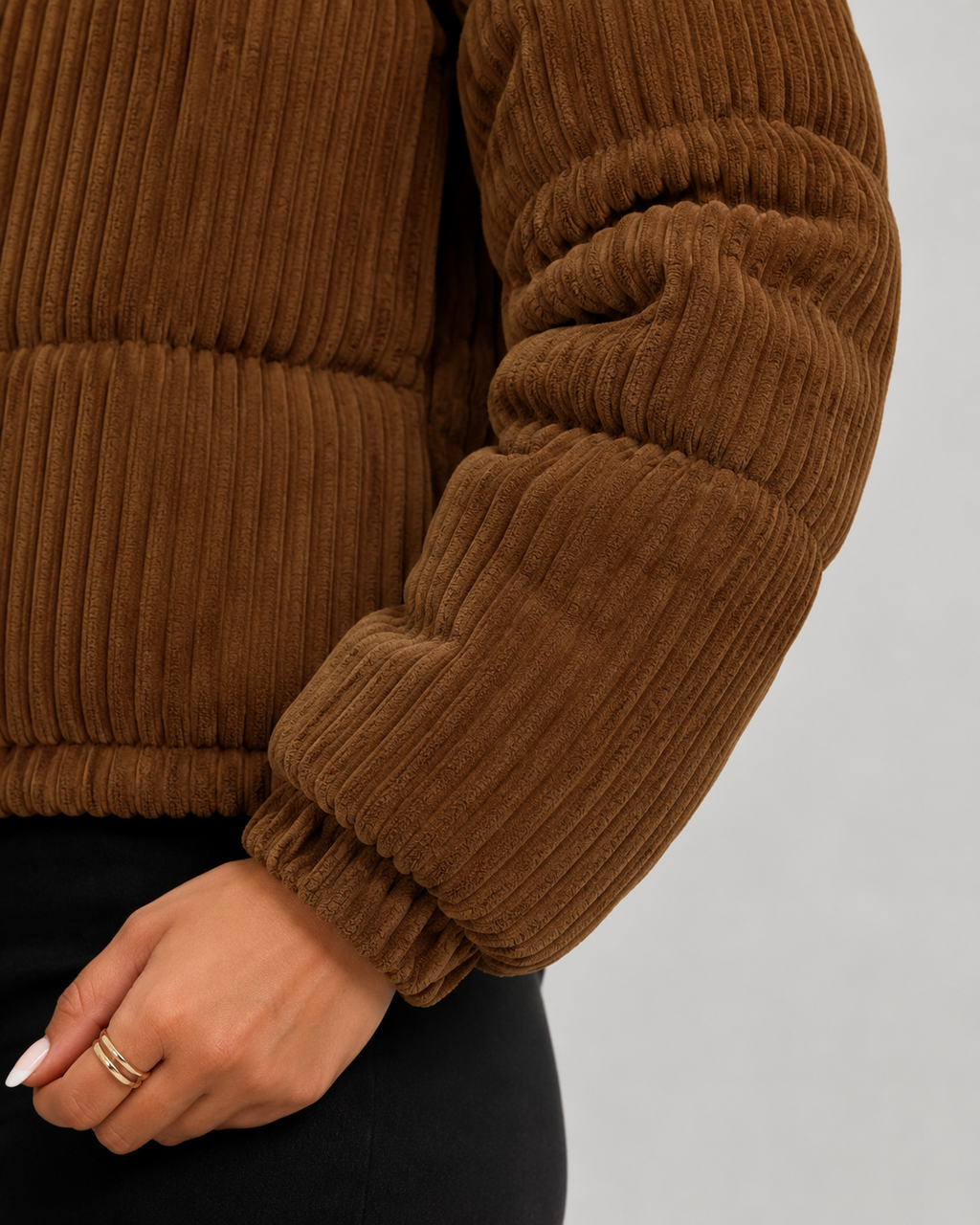 Damen-Steppjacke aus Cord