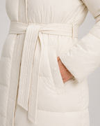 Women's Longline Belted Puffer Parka