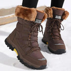 Women's Padded Winter Snow Boots