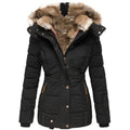 Durable Women's Winter Coat with Insulating Faux Fur Lining | Perfect for Cold Winter Months - Black