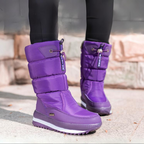 Waterproof snow boots with zipper for Women