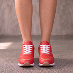 Women's Plaid Lace-Up Sneakers