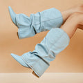 Tereshkova - Chic Knee-High Boots for Women - Blue