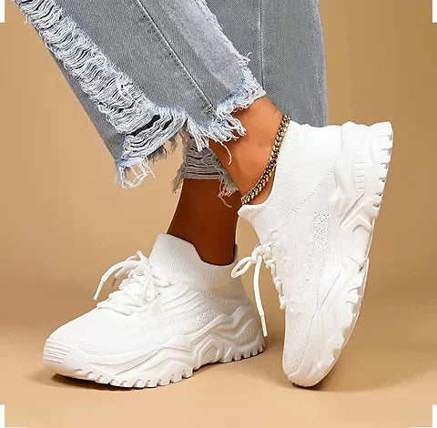 Bequeme orthopädische Schuhe mit zusätzlicher Fußstütze | Leichte Sneaker