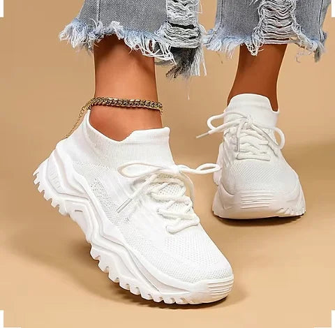 Bequeme orthopädische Schuhe mit zusätzlicher Fußstütze | Leichte Sneaker